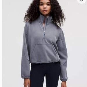 lululemon athletica Gray Half-Zip Sweatshirt